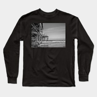 Victorian pier on the North Norfolk Coast Long Sleeve T-Shirt